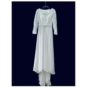 JJs House White Lace Wedding Dress